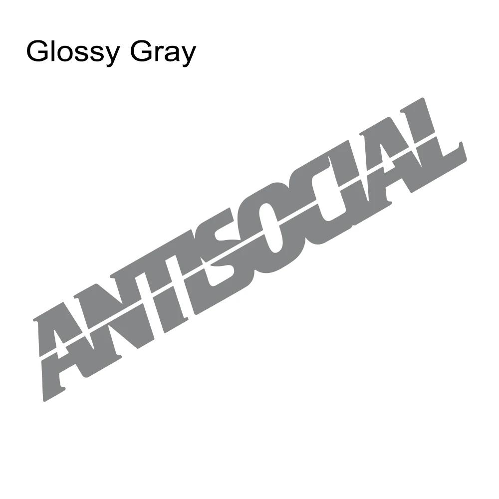 Antisocial Slogan Car Sticker Car Windshield Windows Banner Vinyl Decal For Cars SUV Truck Pickup Auto Decoration Accessories