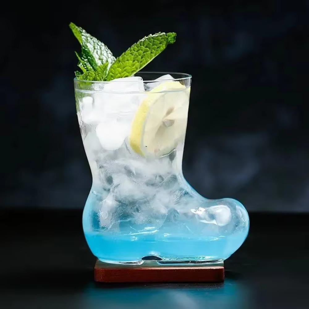

Visible Shoes Mugs 380ml Cocktail Cup Creative Boots Glasses Cup Gift Glass