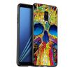 Ästhetische Trippy Pilze Handyhülle für Samsung Galaxy A01 A03 Core A04 E A02 A05 A10 A20 A21 A30 A50 S A6 A8 + A7 Schwarze Hülle