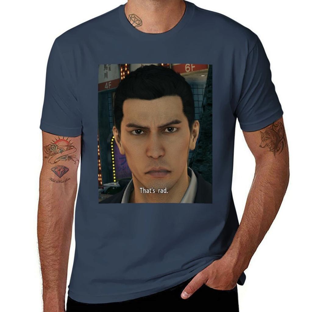 Yakuza Kiryu Thats rad TShirt Functional Casual Short Sleeve Tee