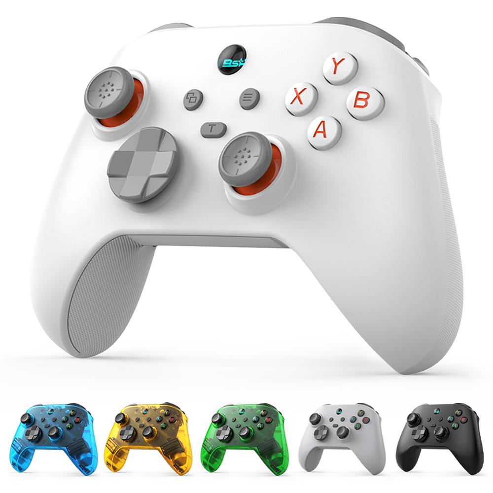 Manette de jeu sans fil G6 pour iOS Android PC Switch avec joystick à effet Hall et support pour téléphone