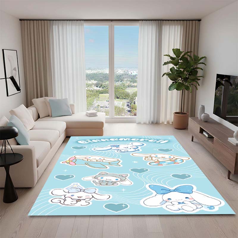 1PCCinnamoroll Cartoon Rug, Suitable for Bedrooms, Living Rooms, Sofas, Doormats, and Children's Non-slip Floor Mats.