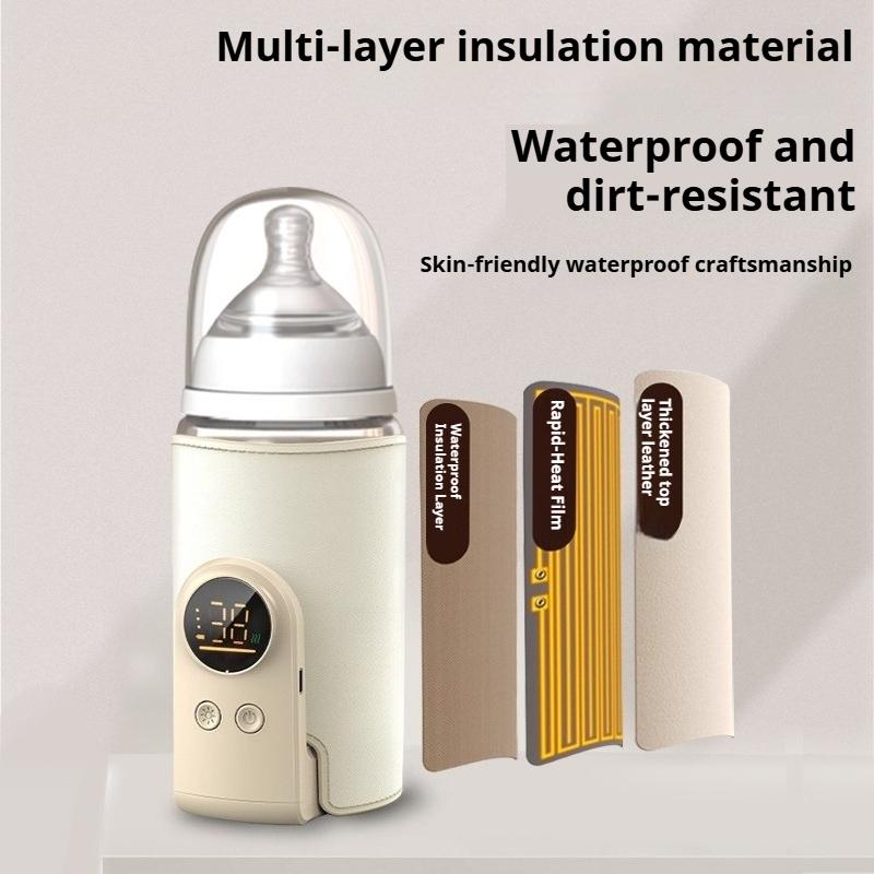 Baby bottle insulation cover Wireless power storage model Go out Portable milk warmer Milk warmer Heating constant temperature