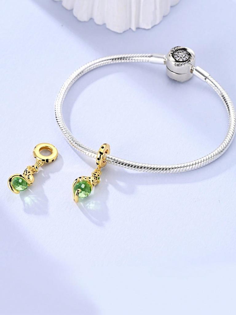 Charms Plata Cute Leopard Little Fox Panda Beads Copper Plated Fit Copperoriginal Bracelet For Jewelry Making Diy Charm