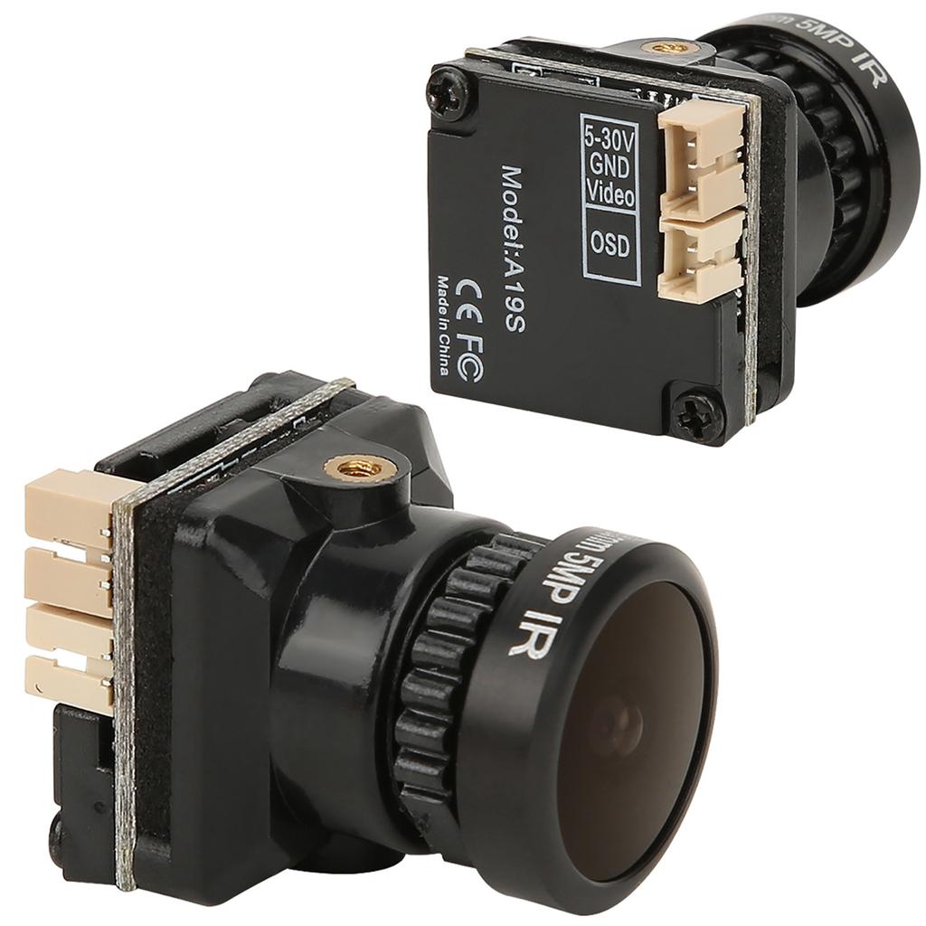 FPV Kamera High Definition 1080P 2.3MM Linse OSD für FPV Quadcopter Drohne Schwarz