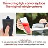 Solar LED Car Caution Emergency Warning Light Flashing Car Shark Fin Lamp Anti Rear End Collision Warning Safety Auto Tail Lamp