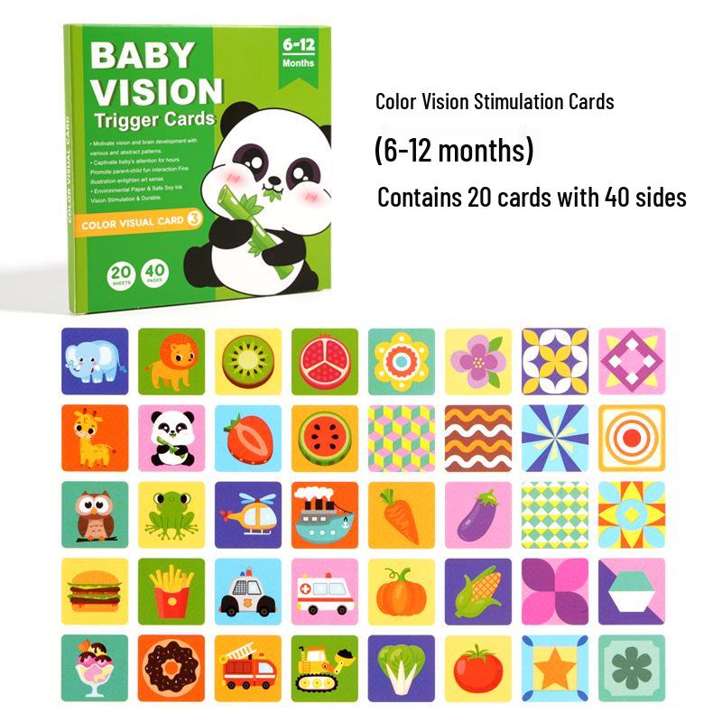Black & White Baby Visual Cards for Early Development & Stimulation