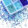 2mm Multi-Color Glass Seed Bead Necklace Set for DIY Bracelets & Embellishments