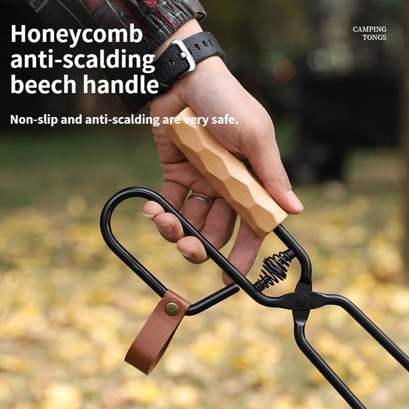 Multifunctional Outdoor Portable Barbecue Tongs,long Handled Charcoal Tongs,outdoor Barbecue,parties,home Insulation Carbonclips