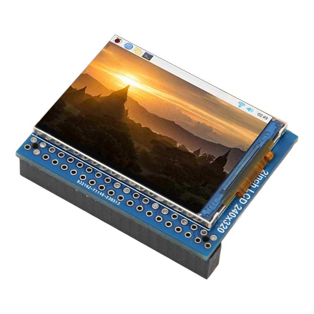 IPS LCD Module 2 Inch 40PIN GPIO Header Onboard Speaker o Play LCD Display Module for RasPi DIY