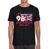 London Bridge Has Fallen 96 Years of Queen Elizabeth II Union Jack British Uk Flag Mens Tee Top