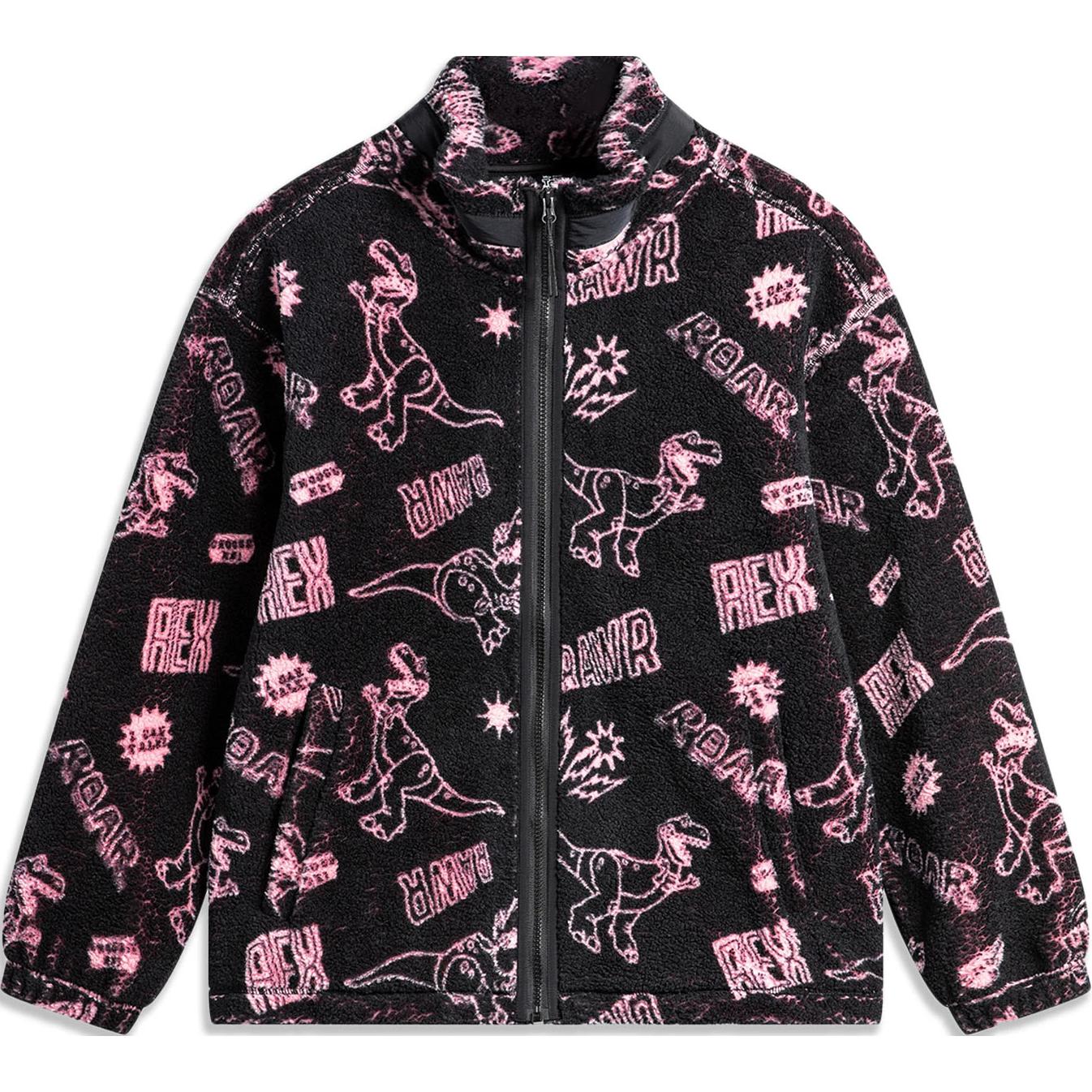 Li Ning x Disney Velvet feel Coat Men s Black AFDU487-2 L