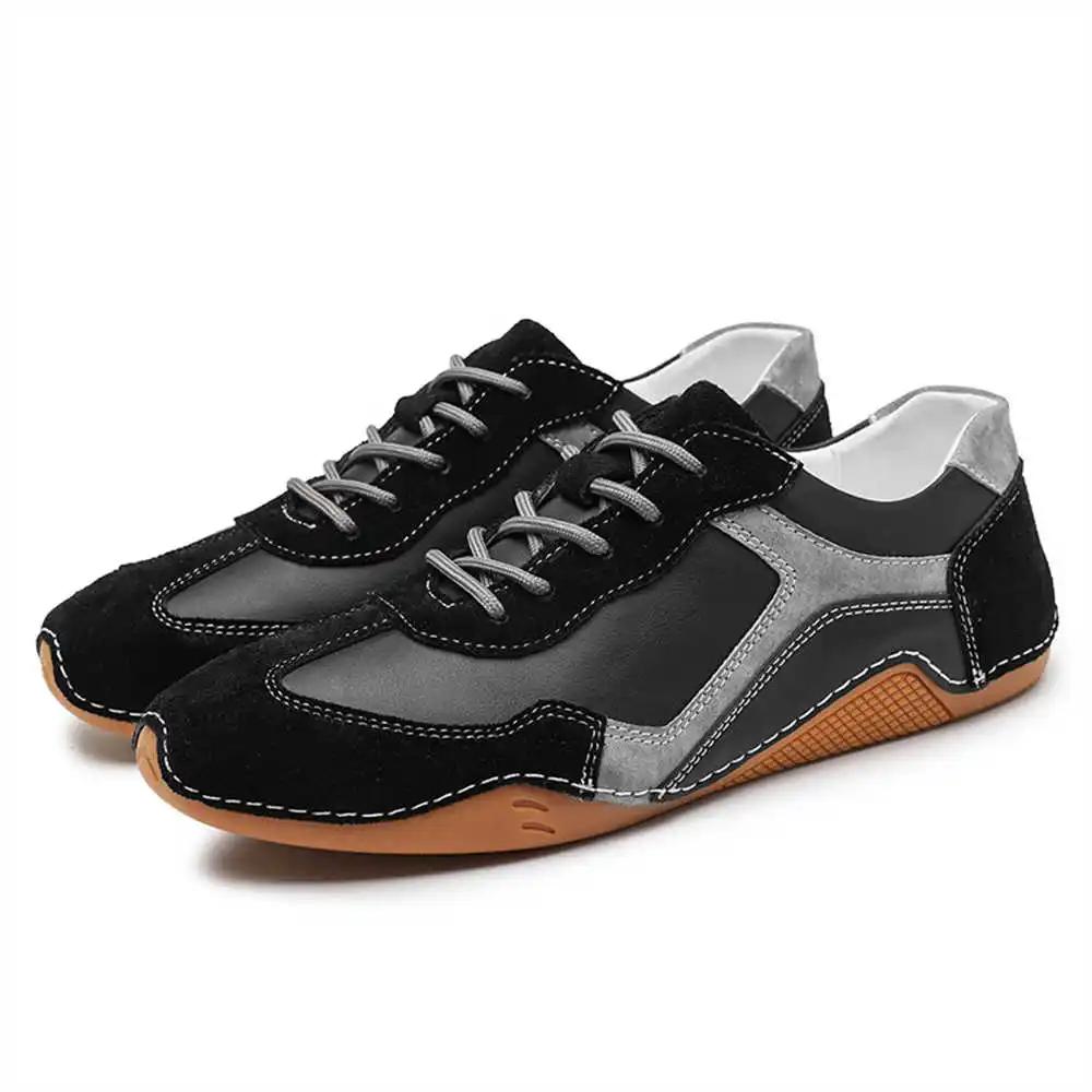 Mode Echtes Leder Rutschfest Herren Sport Sneaker Gewebt -farbige Schuhe Stiefel Luxusmarke Tenid Shors Ausflüge Marken