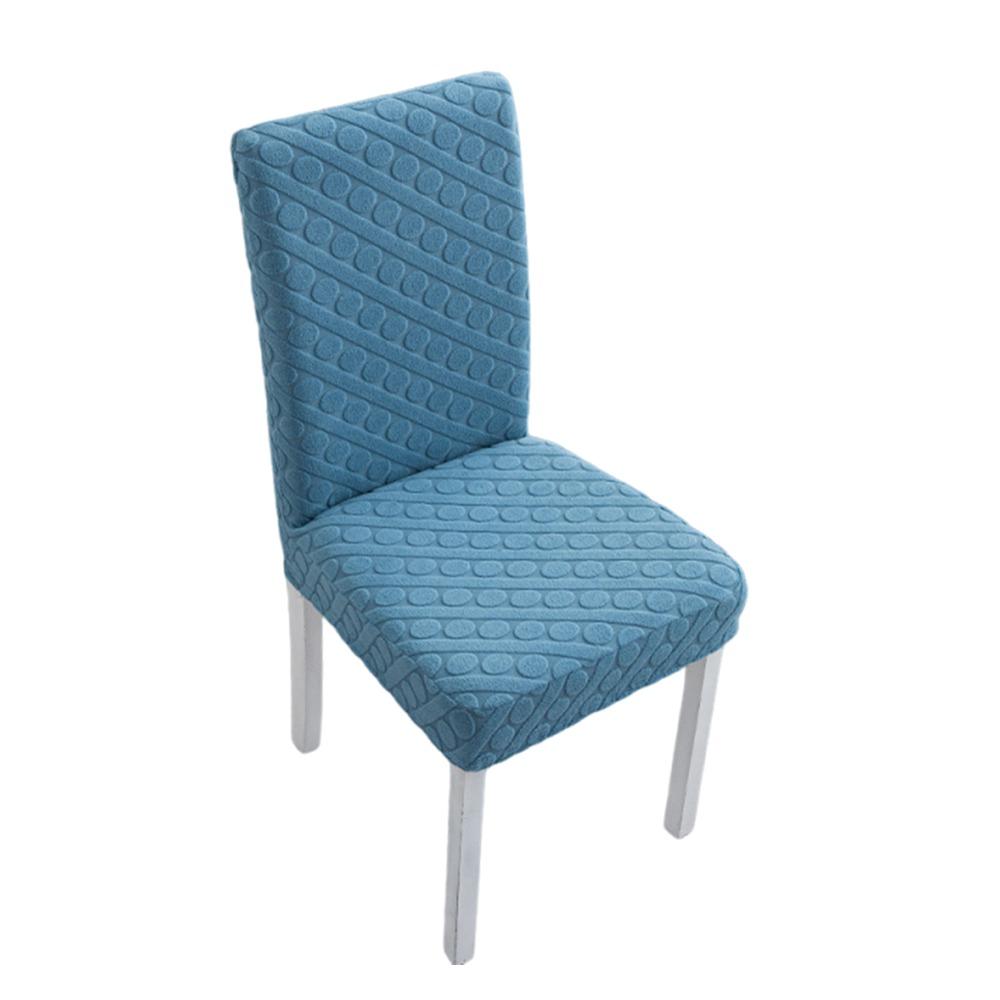 1Pcs Thickened Universal Chair Cover Soft Elastic Removable Stool Slipcover Jacquard Washable Backrest Protector