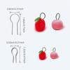 50/100Pcs Pottery Hanging Burning Needle Ring High Temperature Resistant Material DIY Ceramic Jewelry Hanging Ring Pottery Tools