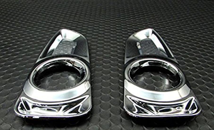 BRIGHTZ Estima 50 55 3rd Generation Chrome Fog Light Cover Type A GSR50W GSR55W ACR50W ACR55W GSR ACR R50 R55 Estima AERAS 15205 FOG-COV-086