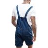 Mens Plus Pocket Jeans Overal Jumpsuit Streetwear Overal Suspender Kalhoty