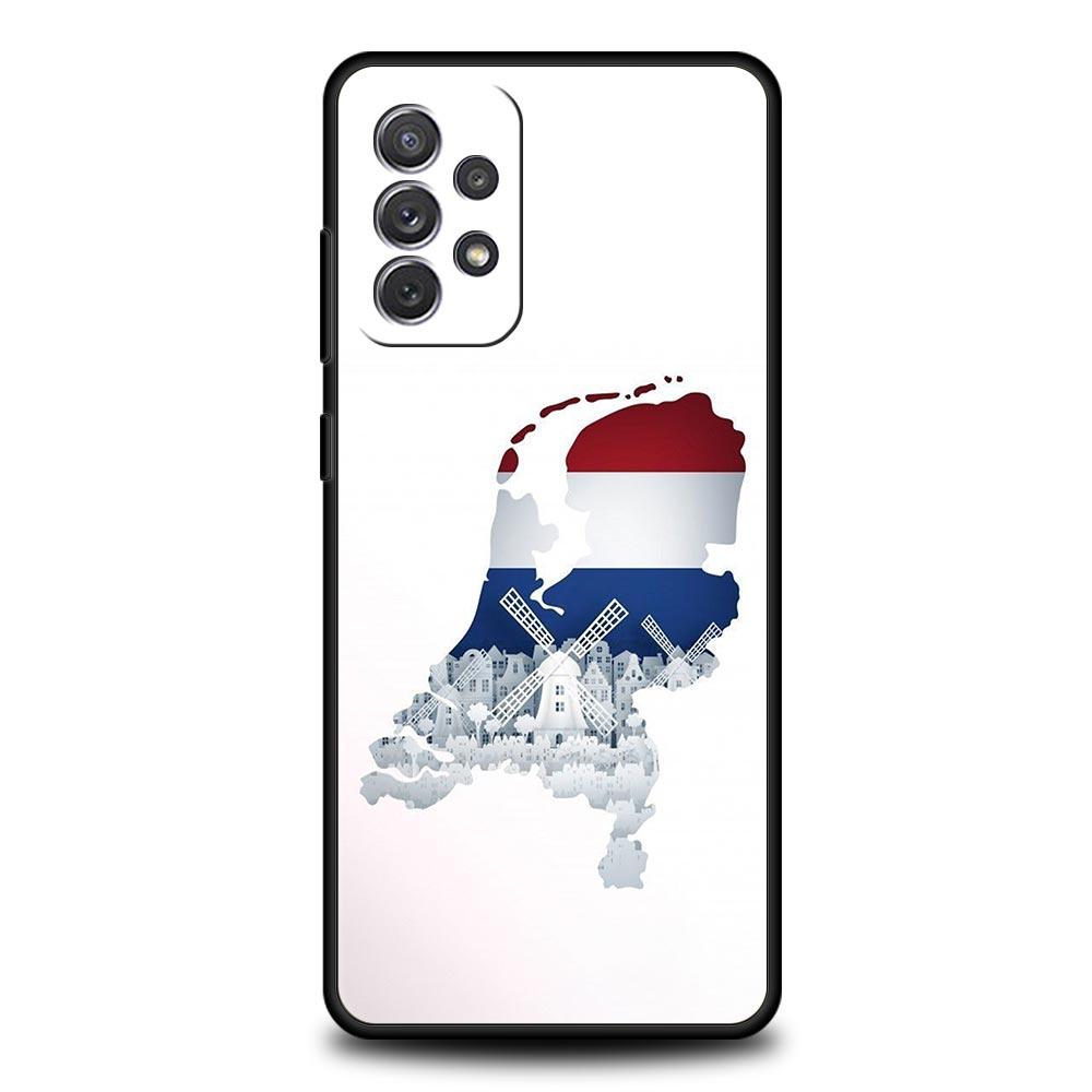 

Phone Case For Samsung Galaxy A17 A15 A13 A51 A71 A41 A31 A21S A07 A03S A05 A35 A55 A23 A25 A33 A53 A73 5G Cover Dutch flag Galaxy A03s