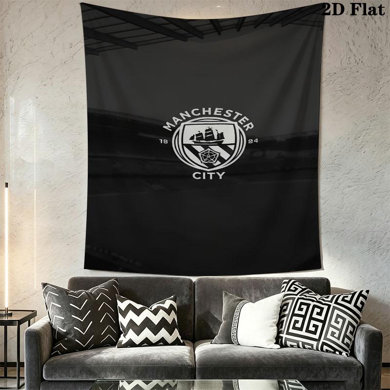 Wild MCFC VictoryWall Hanging Printed Fabric Blanket Decorative Tapestries for Bedroom Living Room Home Decor