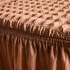 Thickened Three-Dimensional Seersucker Elastic Chair Cover with Short Skirt