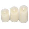 3 Pcs LED Candle Tea Lights 18 Key Remote Control Colorful Simulation LED Electronic Candle Light Desktop Decoration