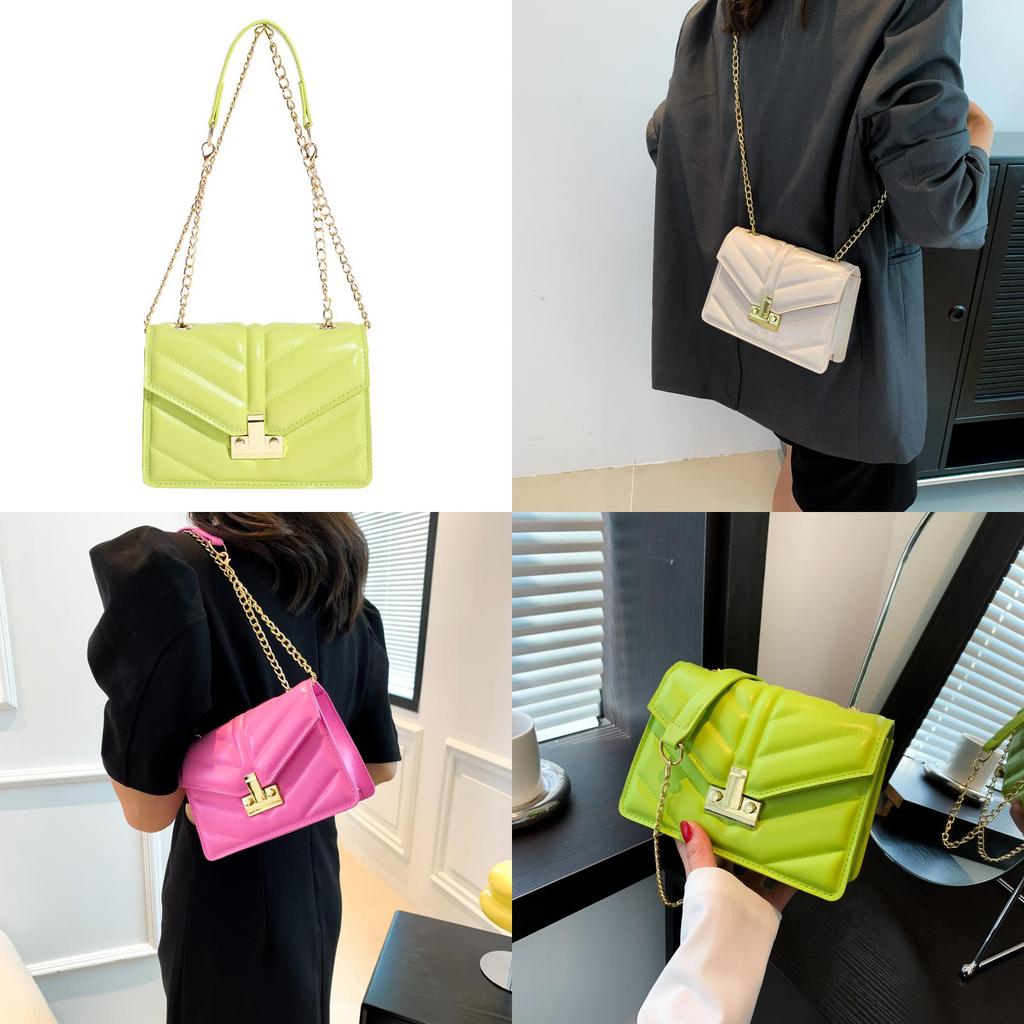 Stylish 2024 Summer Trendy Pu Crossbody Bag For Women Medium Size Shoulder Bag