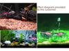 Seahorse Pneumatic Aquarium Decoration: Oxygenating Deep Sea Shipwreck Toy