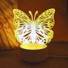 Butterfly 3D Night Light USB Warm Light, Small Gift for Family and Friends, Home Decoration