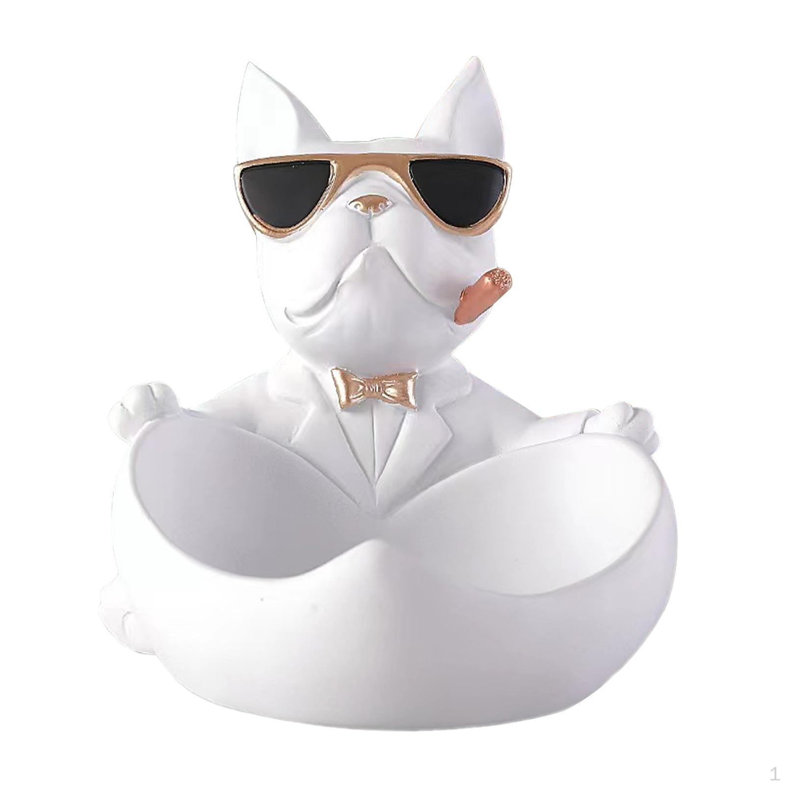 

Лоток для хранения статуи собаки, конфетная фигурка, скульптура для домашней гостиной