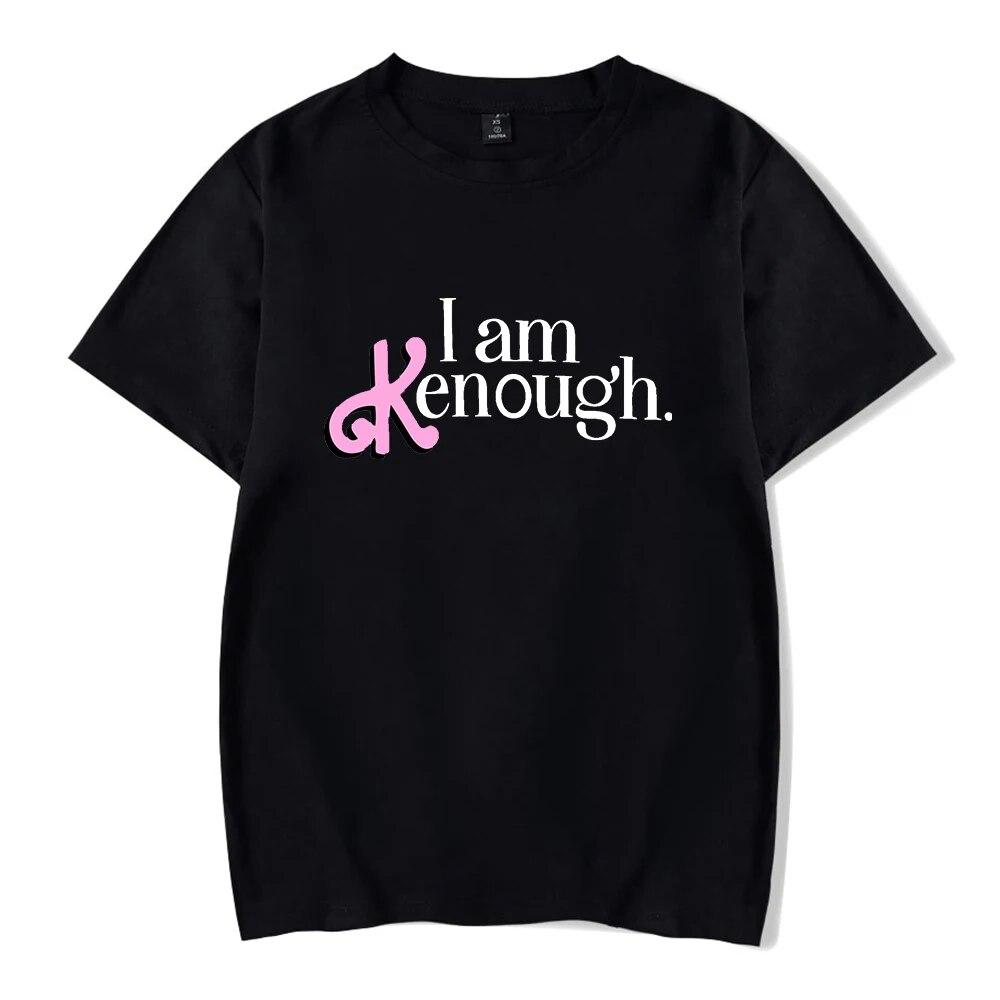 

Футболка I Am Kenough Merch, модная футболка с круглым вырезом и короткими рукавами, женская футболка унисекс, новинка 2023 года, забавная одежда унисекс из фильма L