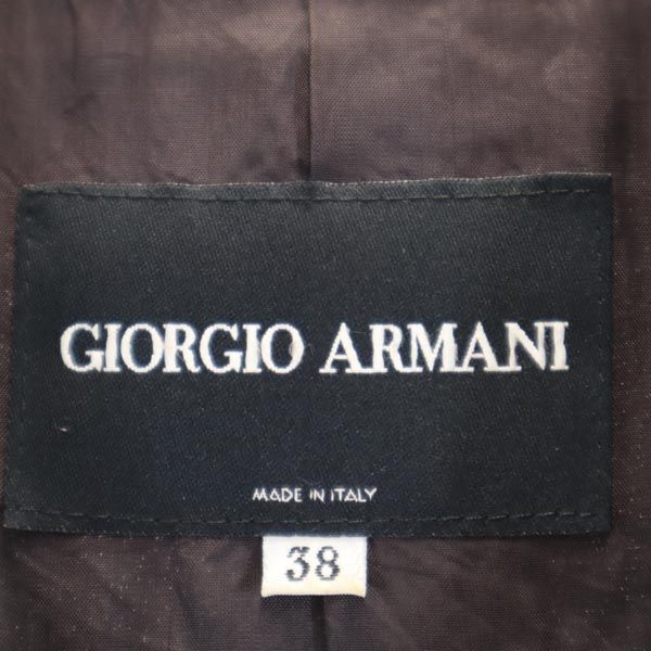 GIORGIO ARMANI made in Italy tailored jacket 38 Brown Women Used