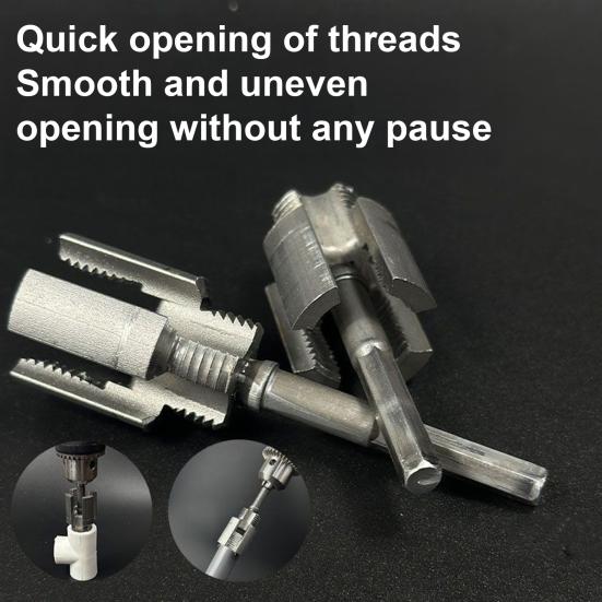 Integrated Internal External Pipe Threading Tool Heavy-Duty Universal Dual-Function Pipe Thread Cutting Tool PVC Pipe Threader