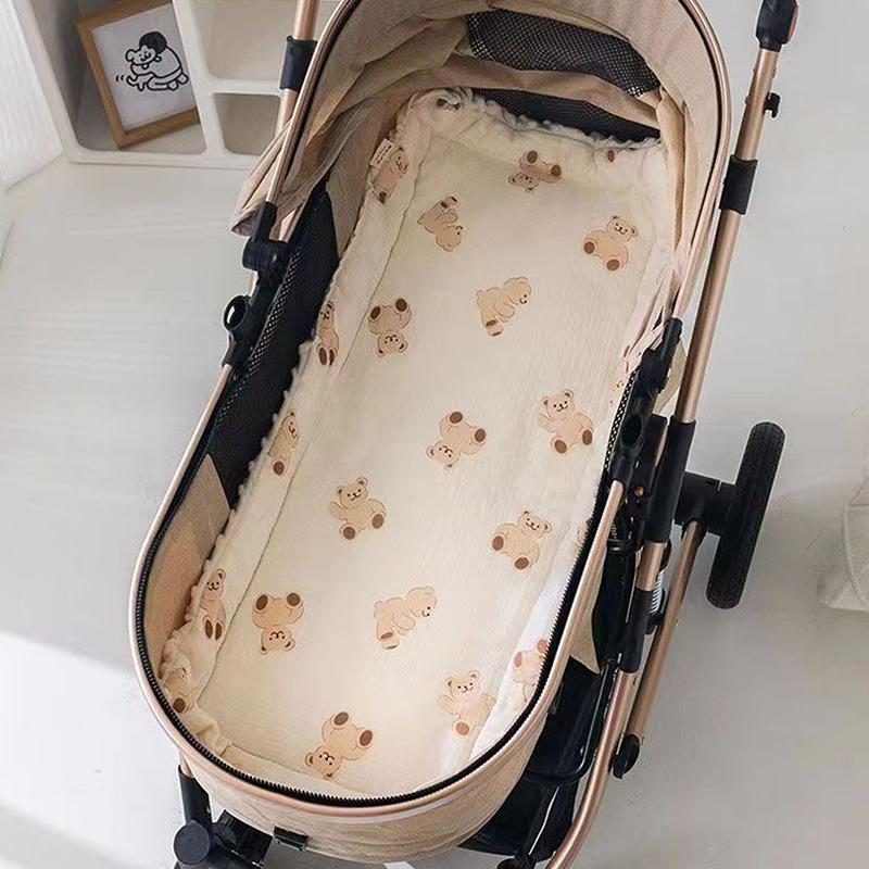 Baby Stroller Seat Cushion Soft Mattress Kids Pushchair Car Mat Stroller Accessories