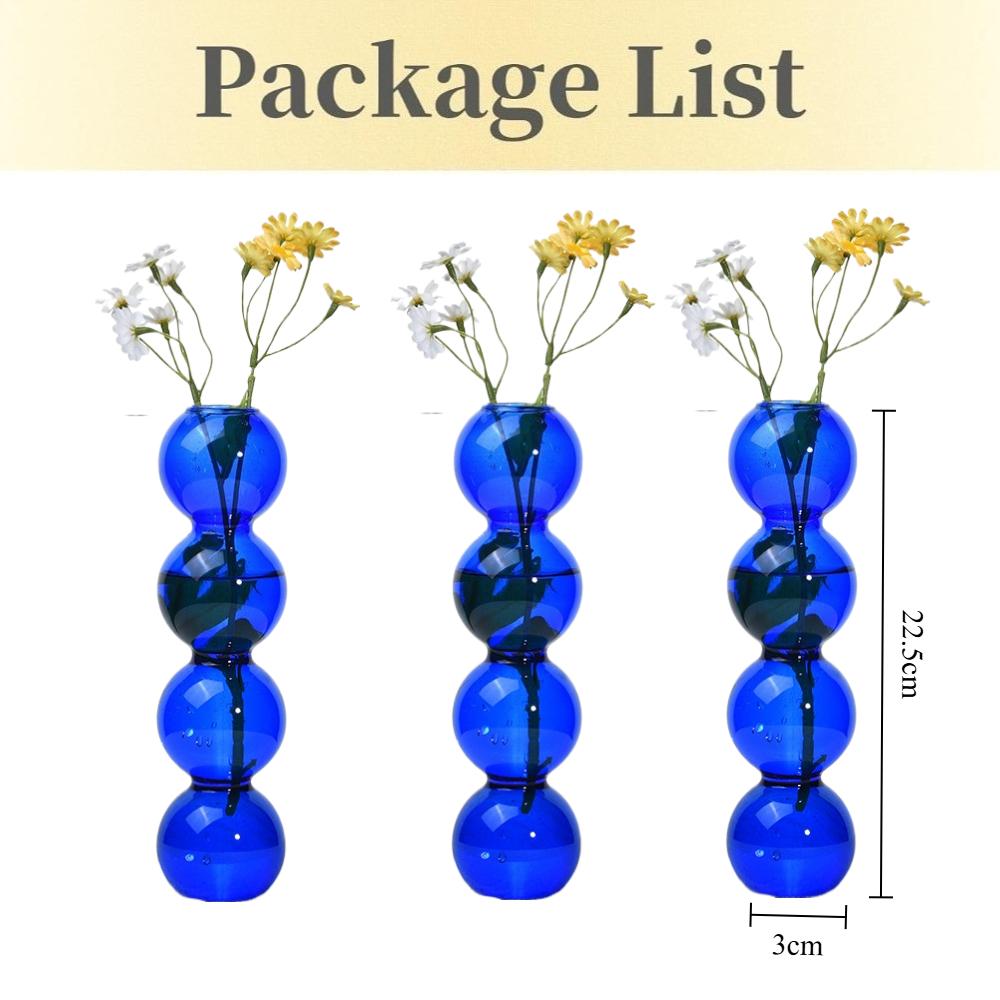 Creative Bubble Vase Hydroponic Ball Shaped Flower Pot Romantic Table Decoration Modern Funny Living Room Decoration Gift