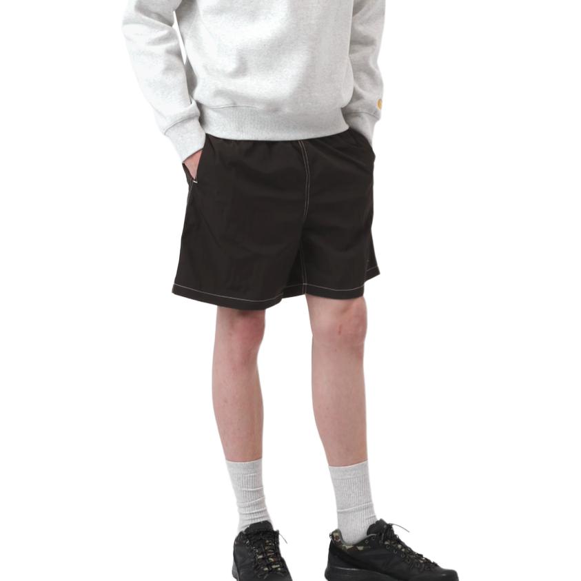 Carhartt WIP SS25 Canby Swim Trunks Contrast Stitch Embroidered Logo Side Pocket Comfortable Minimalist Swim Shorts Men Swim Trunks I034570-0D2-XX