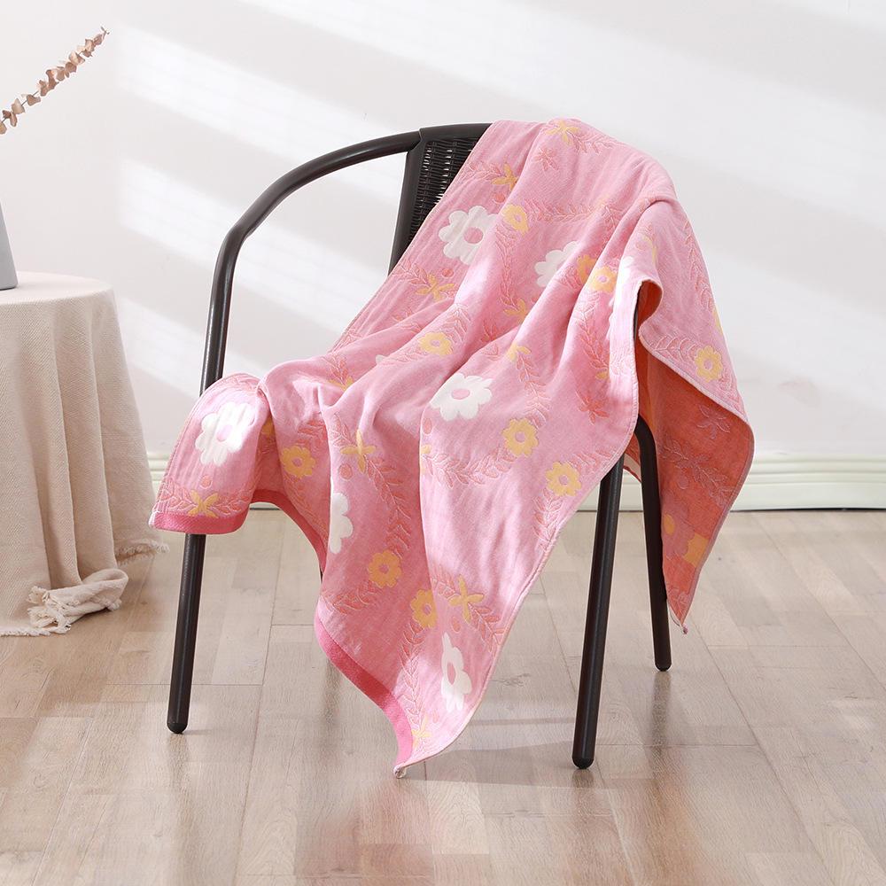 New Soft Ethnic Style Sun God Cotton Bath Towel - Skin-friendly & Absorbent