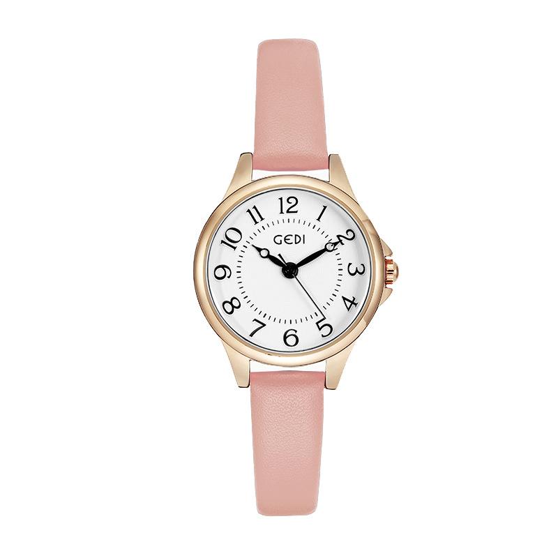 Retro Quartz Watch Student Simple And Compact Temperament Watch Women'S Belt Watch