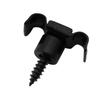 Musiclily Pro 16mm Corrugated Steel String Guide for Stratocaster Electric Guitars and Black Basses,