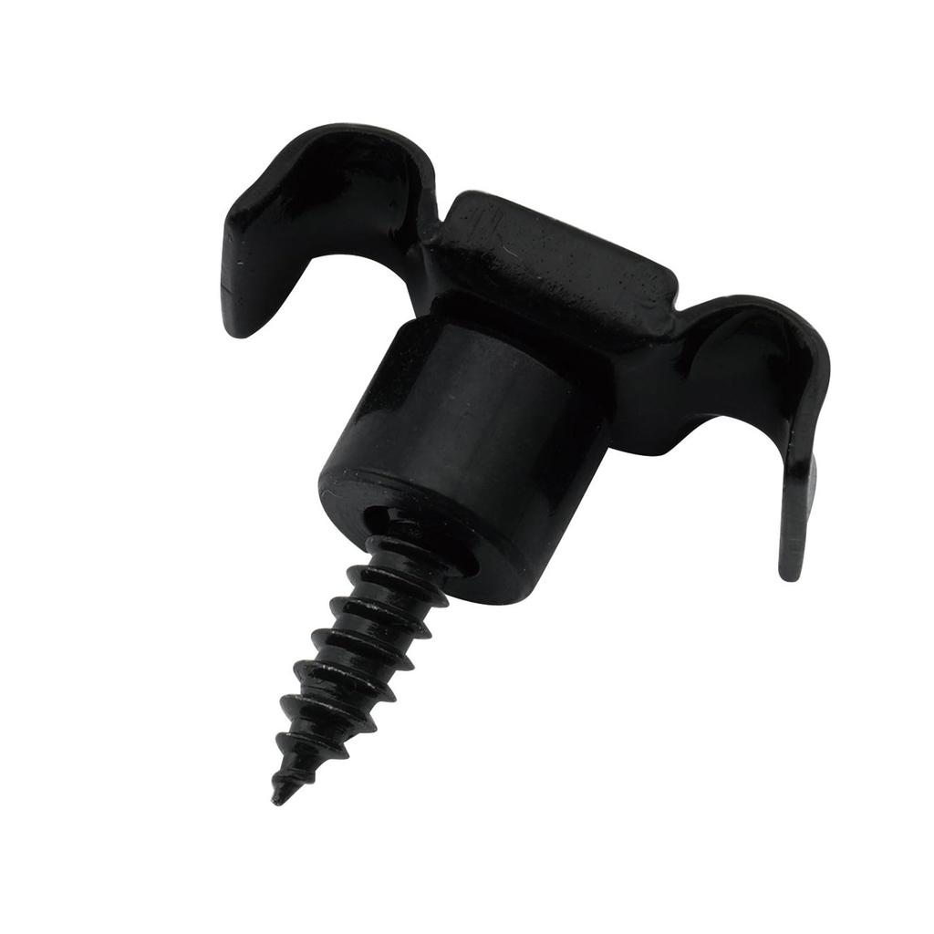 Musiclily Pro 16mm Corrugated Steel String Guide for Stratocaster Electric Guitars and Black Basses,