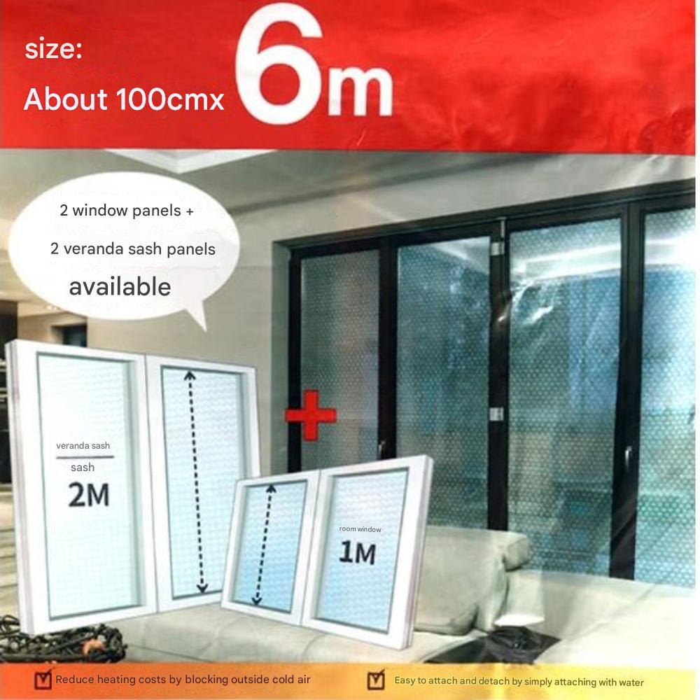 For Glass Windows Insulation Sheet, Air cap 1.0 x 6 m, 4mm air layer, Triple air cap