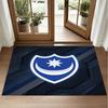 Portsmouth FC Design Kristall-Samt-Teppich Weich Dekorative Matte für Schlafzimmer Eingang