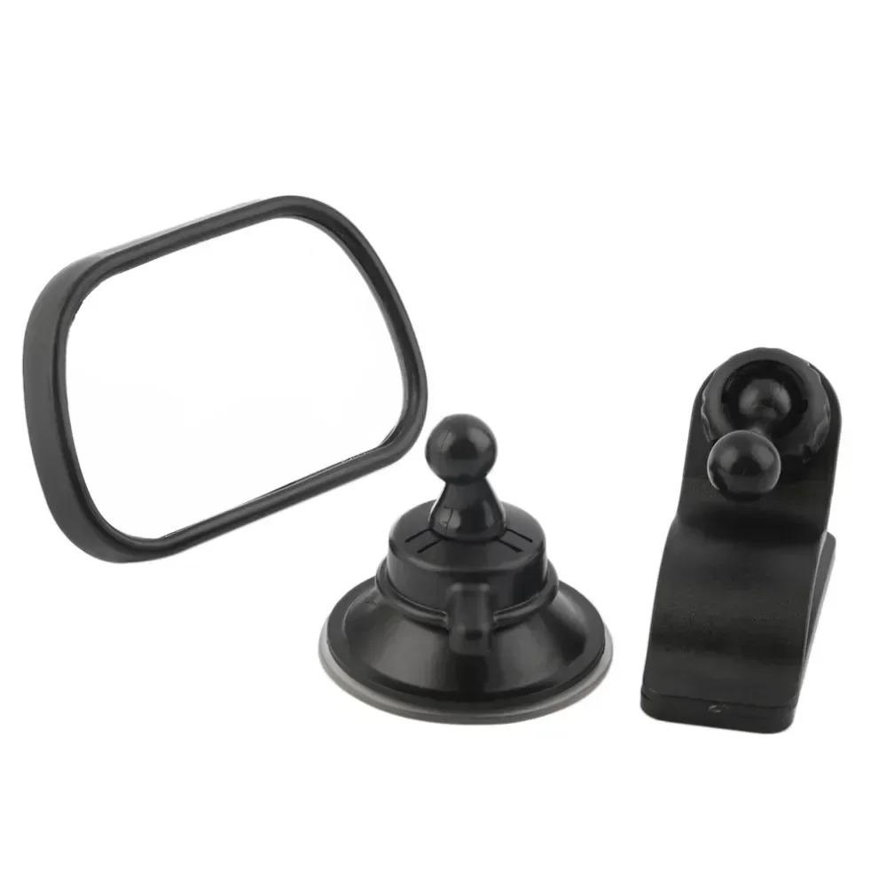Mini Adjustable 2 in 1 Car Rearview Mirror Convex View for Baby Child Kids Rear Seat Safety Interior Mirrors6