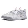 Li Ning Kids Ollie Pro V2 Comfortable Versatile Non-Slip Wear-Resistant Kids Skate Shoes Men Skate Shoes White Gray YKCT138-2