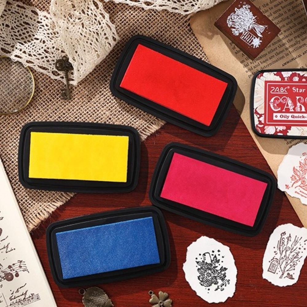 Colorful Self Ink Stamp Easy to Use Inkpad New Student Supplies  for Planner Stamps Scrapbook