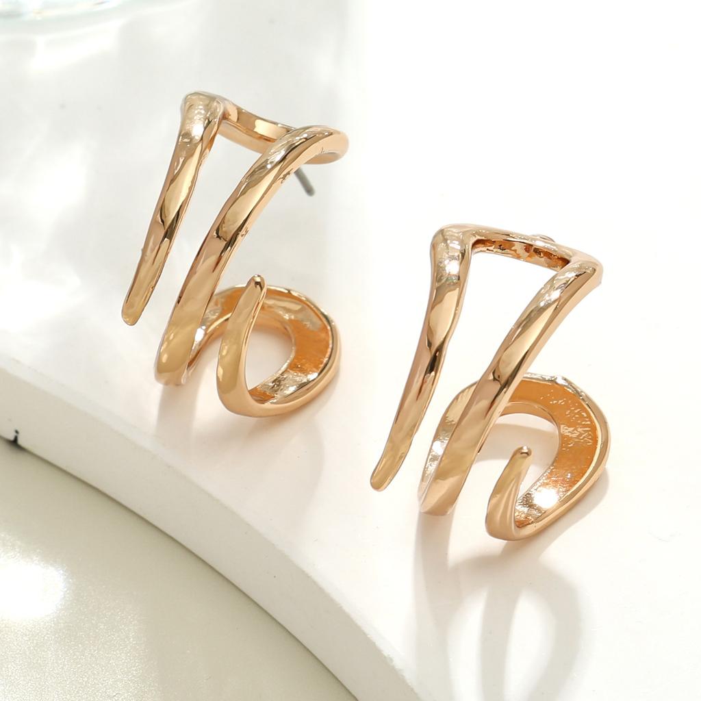 Bracelet, ring set, temperament, open collar, irregular stud earrings, bracelet.