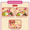 NEW Food Feeding Little Bear Bento Food Platter Lunch Box, Pudding Feeding Toy Pudding Set Ornaments Models For Kids Girls