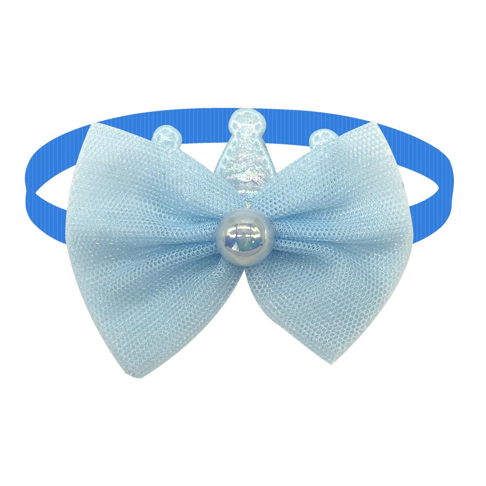 50/100pcs Pet Dog Cat Bow Ties Adjustable Collar Crown Style Neckties for Small Dog Dog Grooming Accessories Pet Products