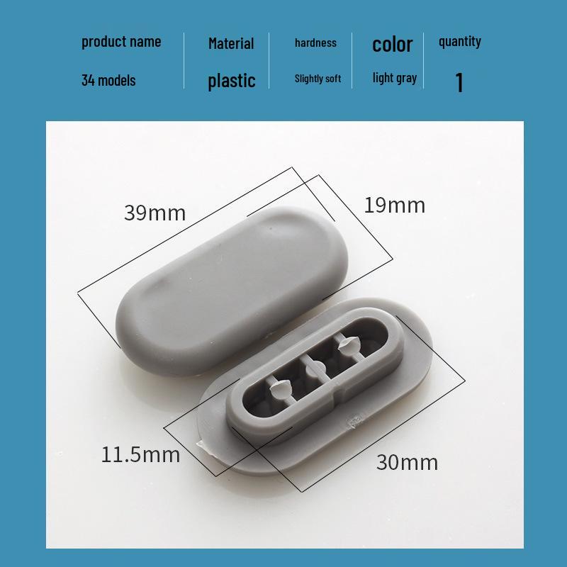 Toilet Seat Cushion: Anti-slip Shock Absorbing Silent Rubber Pads