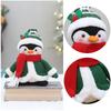 Christmas Doll Snowman Elk Deer Penguin Ornament Desktop Ornament Christmas Gift Christmas Decorations suministros navideños
