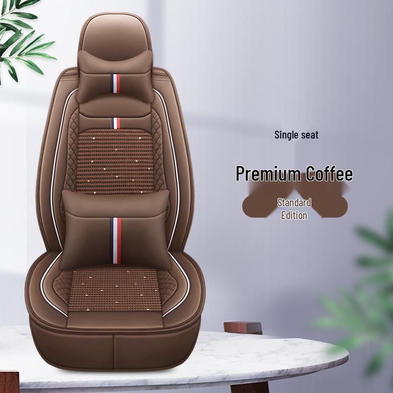 Ice Silk 4-Season Car Seat Cushion Universal Fit